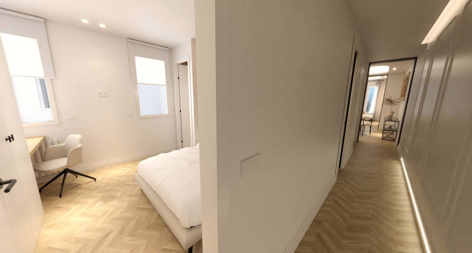 Appartamento a Madrid, Spagna 3 camere da letto, 167 mq. N° 84524