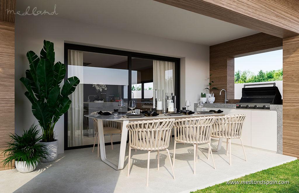 Villa en Mijas Costa, Málaga, España 3 dormitorios, 226 m2 No. 55841