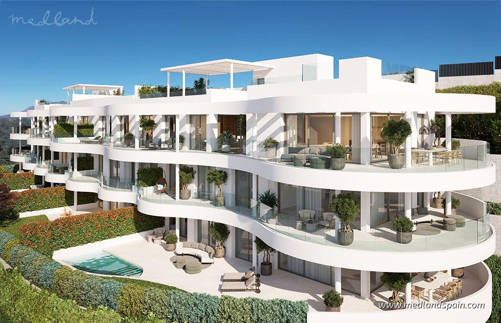 Lägenhet i Benahavis, Malaga, Spanien 3 sovrum, 178 kvm. Nr. 108491