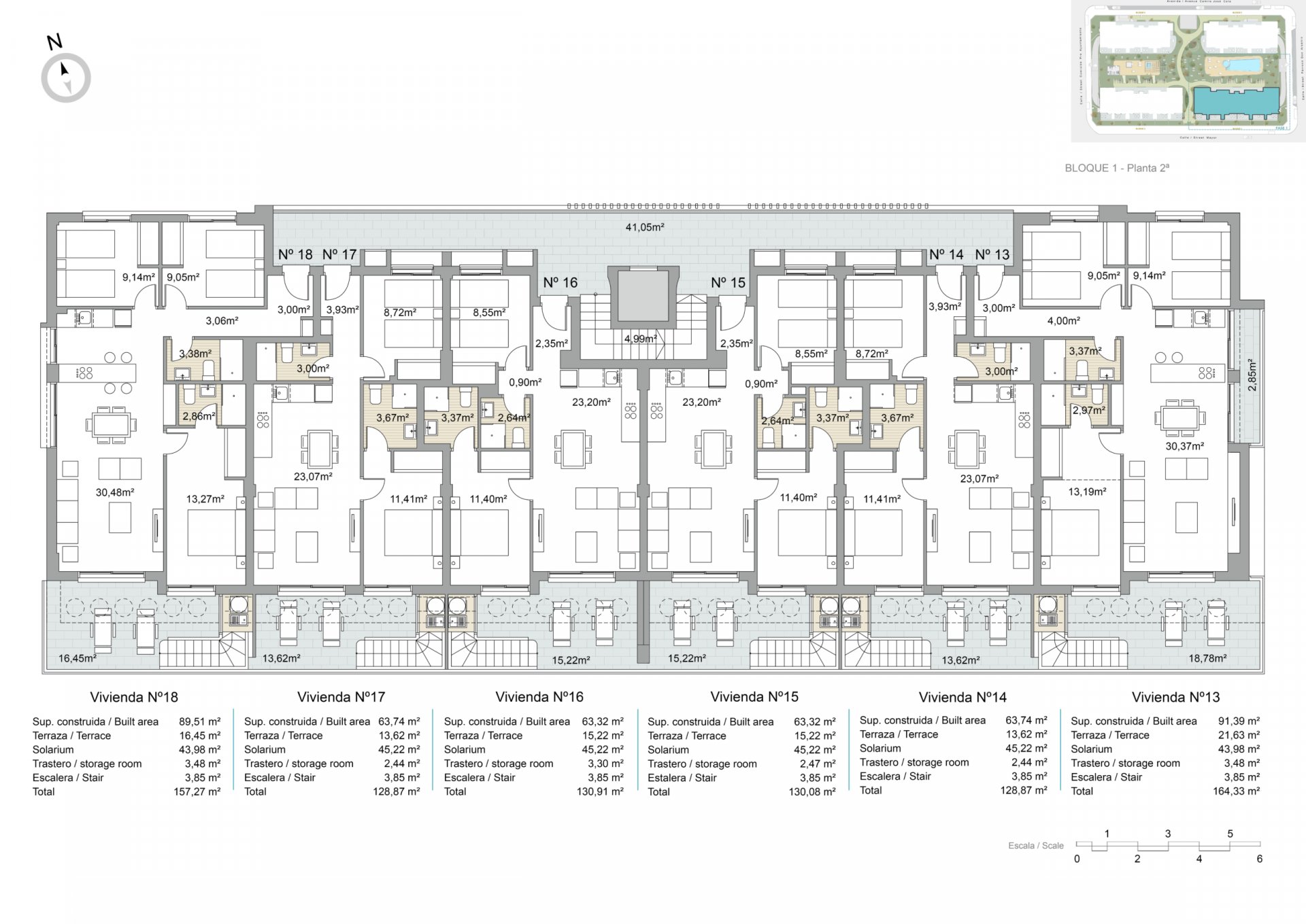Penthauss Pilar de la Horadada, Alicante, Spānijā 3 istabas, 95 m2 Nr. 113602