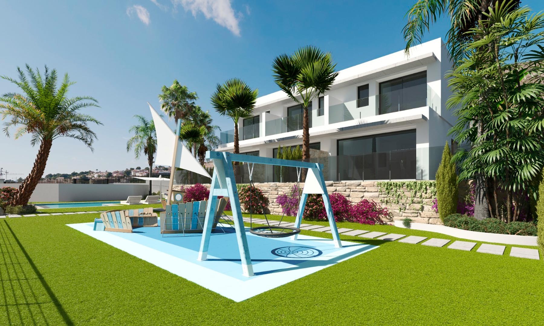 Villa in Finestrat, Alicante, Spanien 3 Schlafzimmer, 106 m2 Nr. 95312