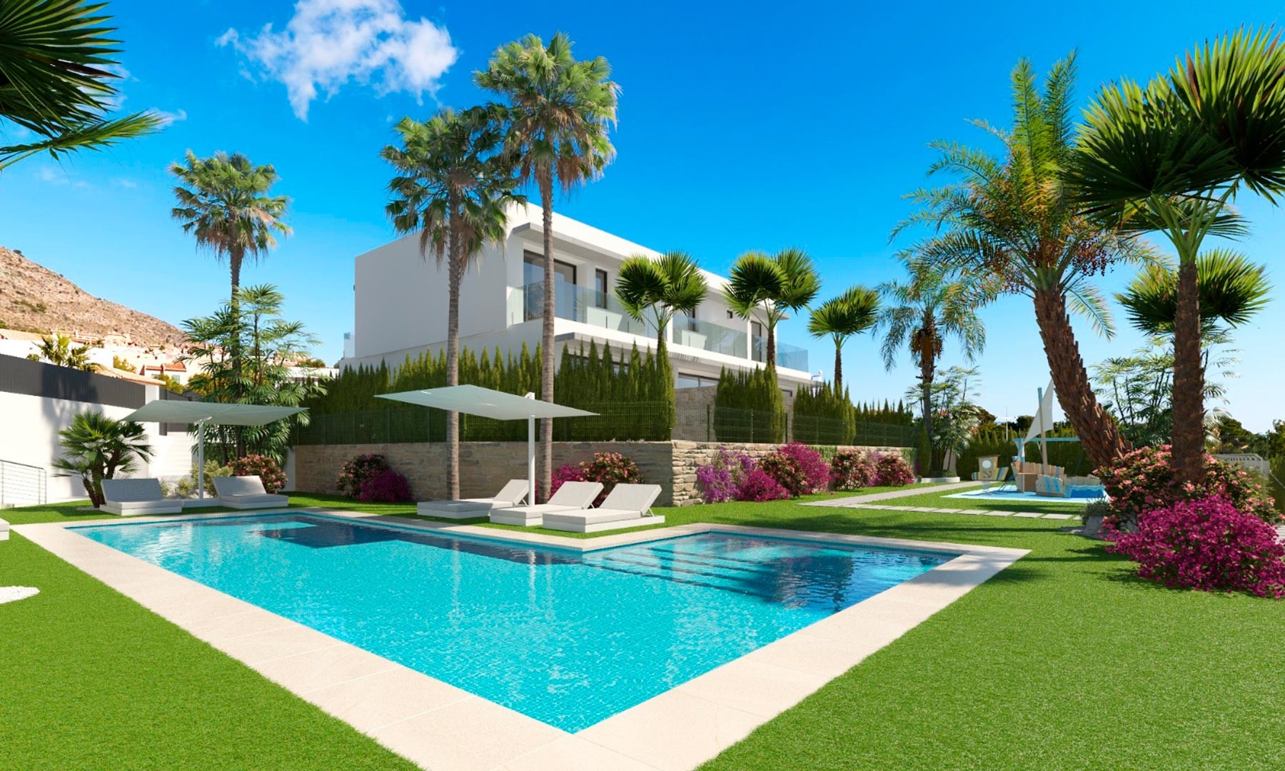Villa in Finestrat, Alicante, Spanien 3 Schlafzimmer, 106 m2 Nr. 95312