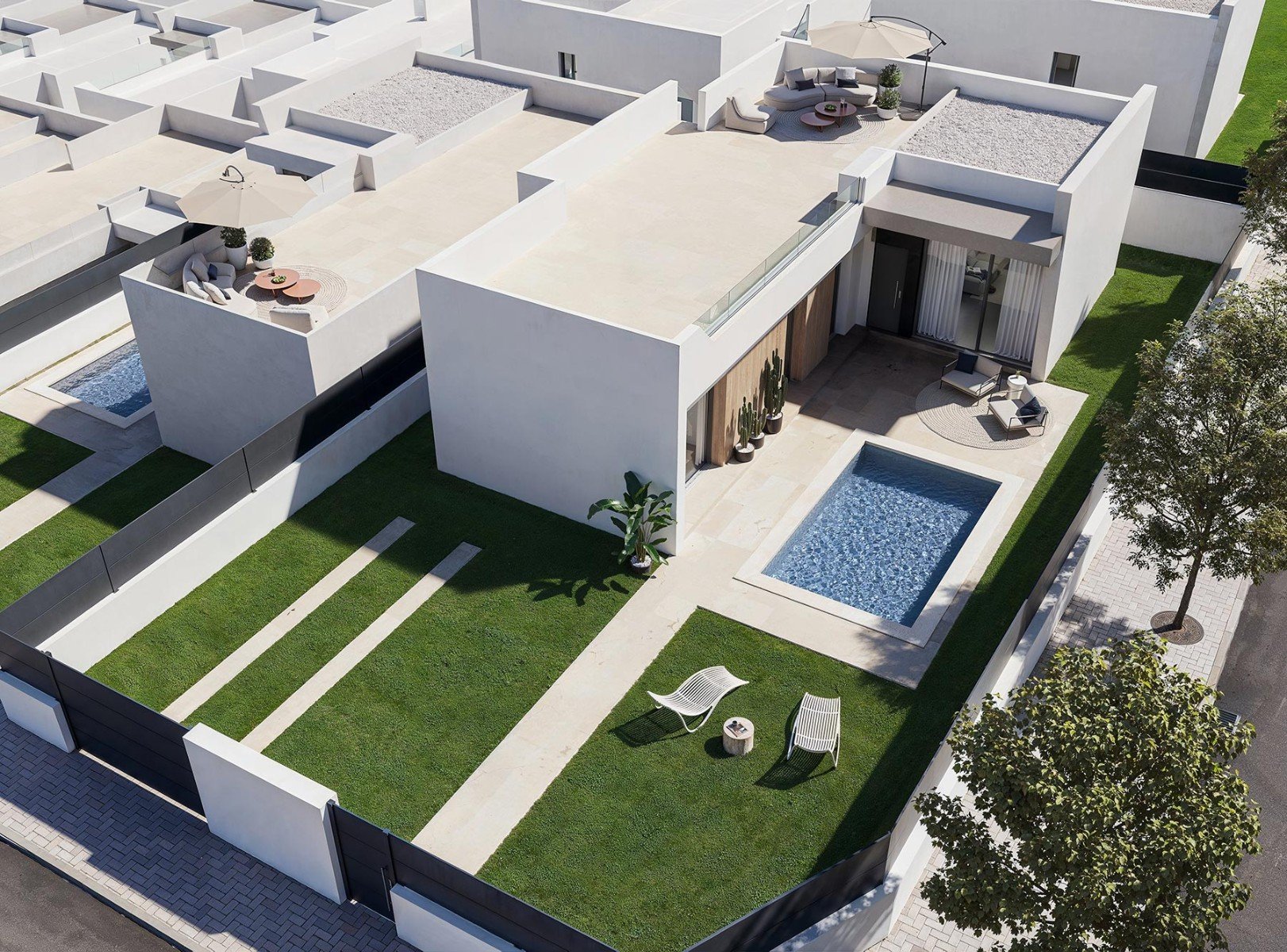 Villa à San Miguel de Salinas, Alicante, Espagne 3 chambres, 107 m2 No. 95313