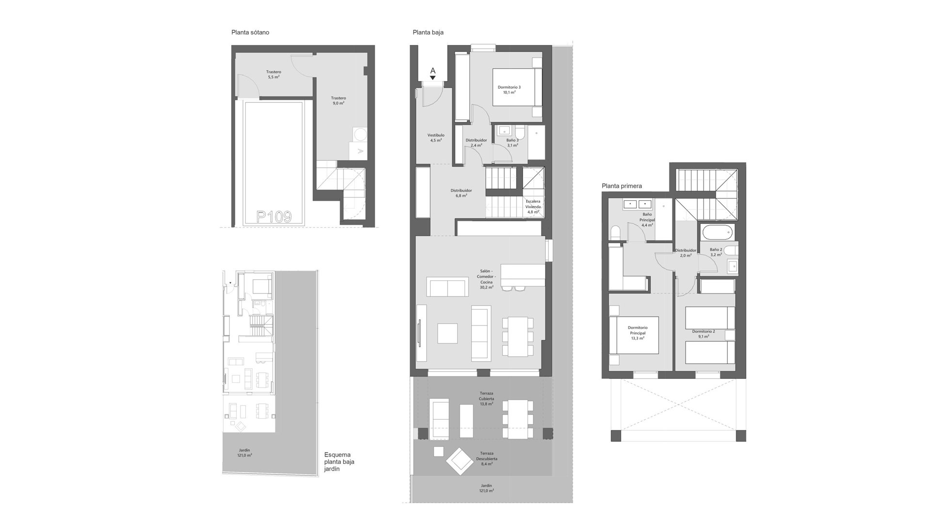 Duplex in Symphony Suites II, Cancelada, Malaga, Spanien 3 Schlafzimmer, 94 m2 Nr. 93757