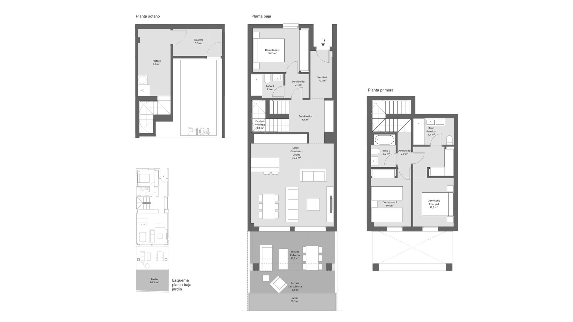 Дуплекс в Symphony Suites II, Канселада, Малага, Испания 3 спальни, 95м2 №93758