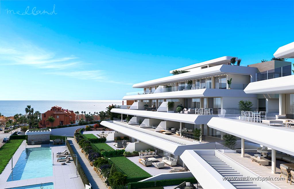 Apartament w Casares, Malaga, Hiszpania 2 sypialnie, 114 mkw. nr 105363