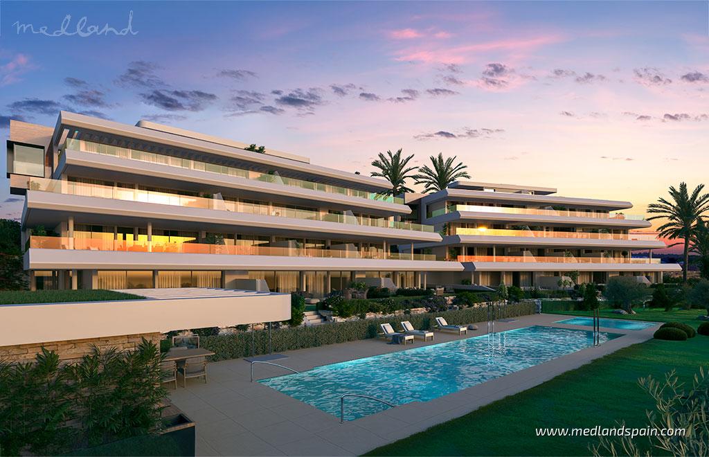 Apartament w Casares, Malaga, Hiszpania 2 sypialnie, 114 mkw. nr 105363