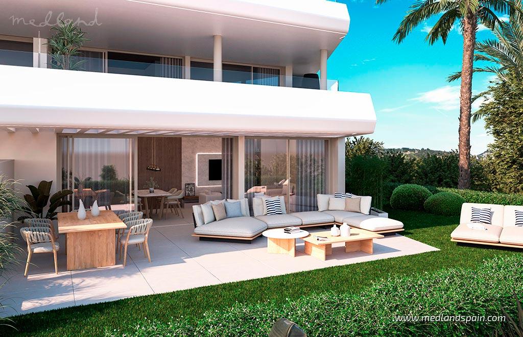 Apartament w Casares, Malaga, Hiszpania 2 sypialnie, 114 mkw. nr 105363