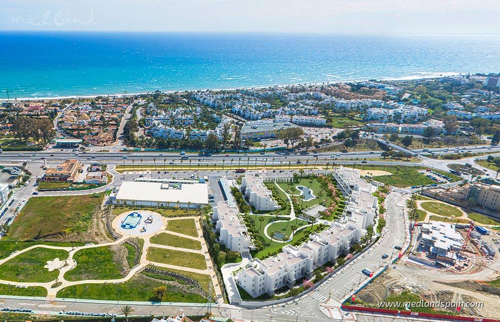 Appartamento a Estepona, Malaga, Spagna 3 camere da letto, 130 mq. N° 108568