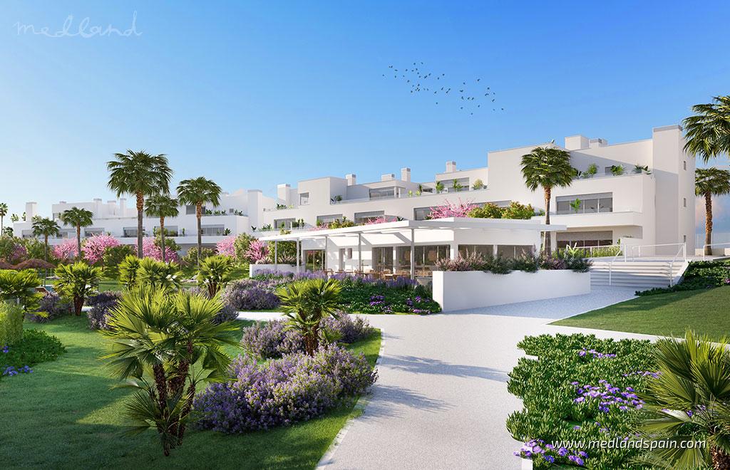 Appartamento a Estepona, Malaga, Spagna 3 camere da letto, 130 mq. N° 108568