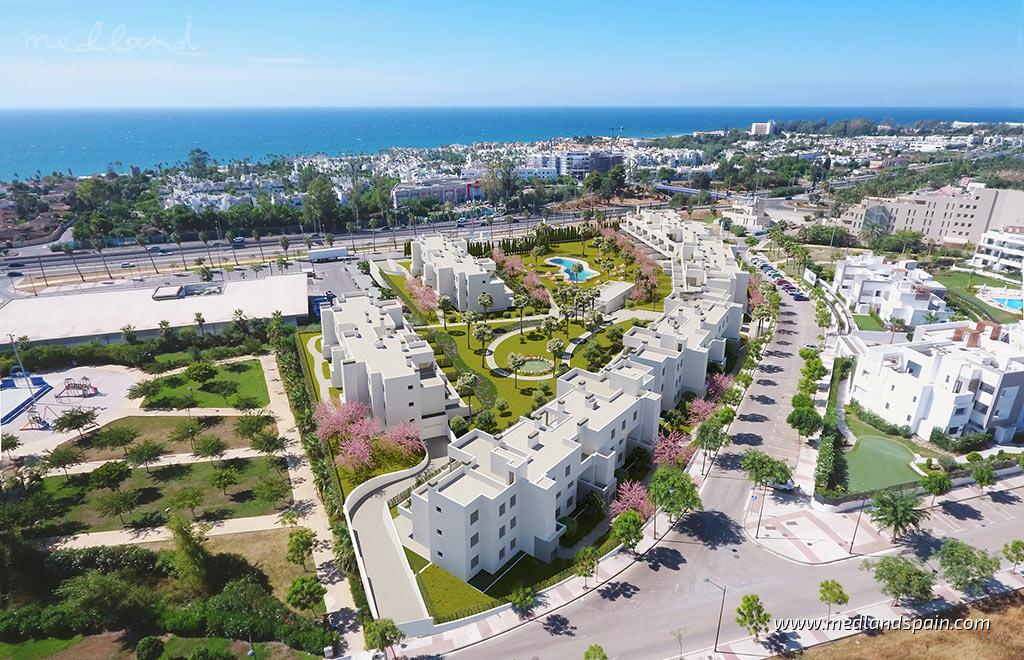 Appartamento a Estepona, Malaga, Spagna 3 camere da letto, 130 mq. N° 108568