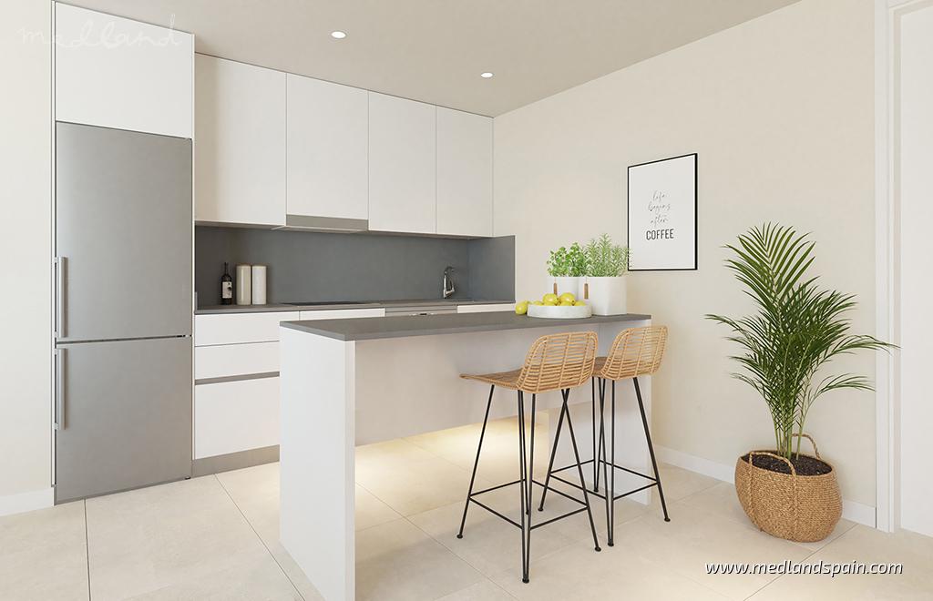 Appartamento a Estepona, Malaga, Spagna 3 camere da letto, 130 mq. N° 108568