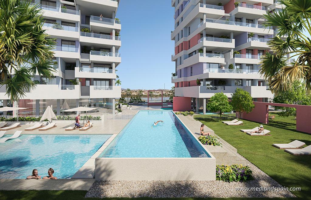 Apartamento en Calpe, Alicante, España 3 dormitorios, 109.17 m2 No. 108436