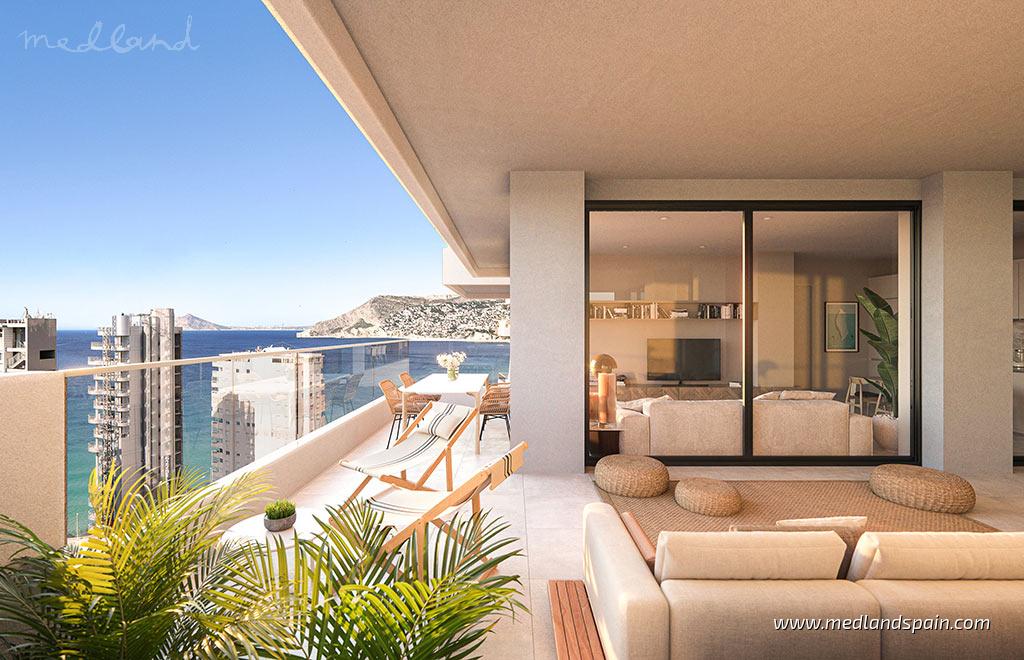 Apartamento en Calpe, Alicante, España 3 dormitorios, 109.17 m2 No. 108436