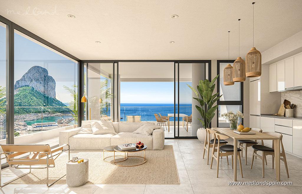 Apartamento en Calpe, Alicante, España 3 dormitorios, 109.17 m2 No. 108436