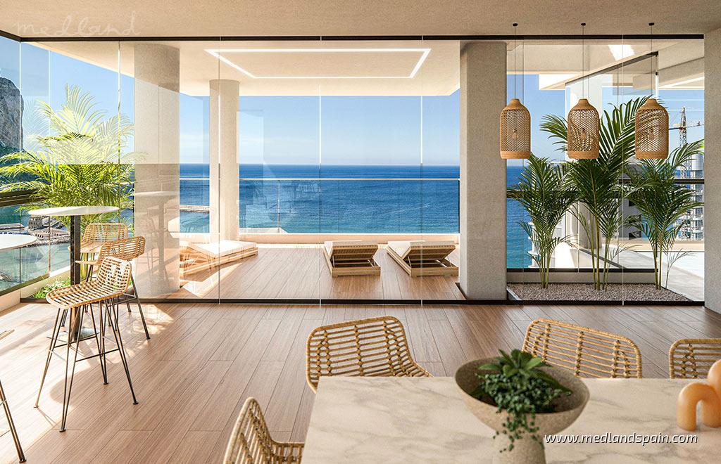 Apartamento en Calpe, Alicante, España 3 dormitorios, 109.17 m2 No. 108436