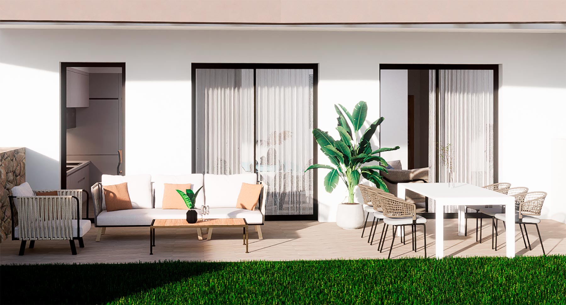 Bungalow en Finestrat, Alicante, España 3 dormitorios, 97 m2 No. 112354