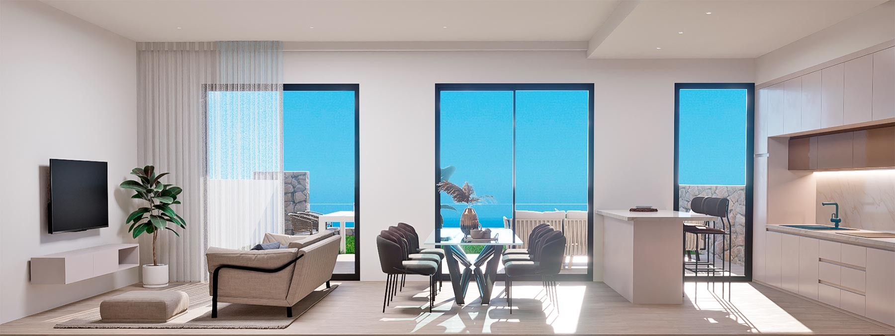 Bungalow en Finestrat, Alicante, España 3 dormitorios, 97 m2 No. 112354