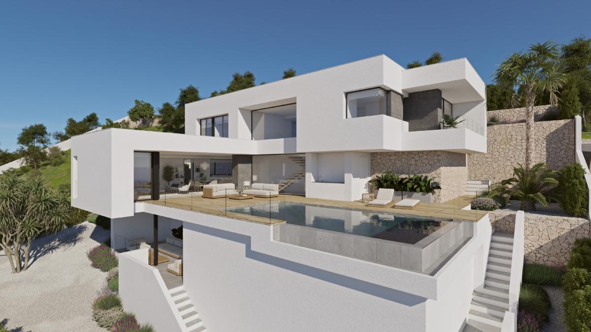 Villa a Cumbre Del Sol, Alicante, Spagna 3 camere da letto, 349 mq. N° 100512