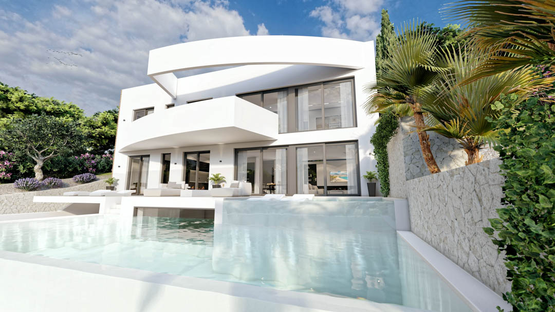 Villa a Altea, Alicante, Spagna 4 camere da letto, 540 mq. N° 84268