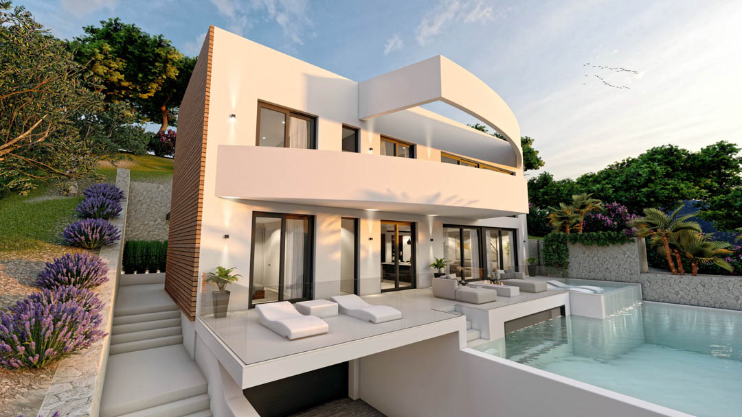 Villa a Altea, Alicante, Spagna 4 camere da letto, 540 mq. N° 84268