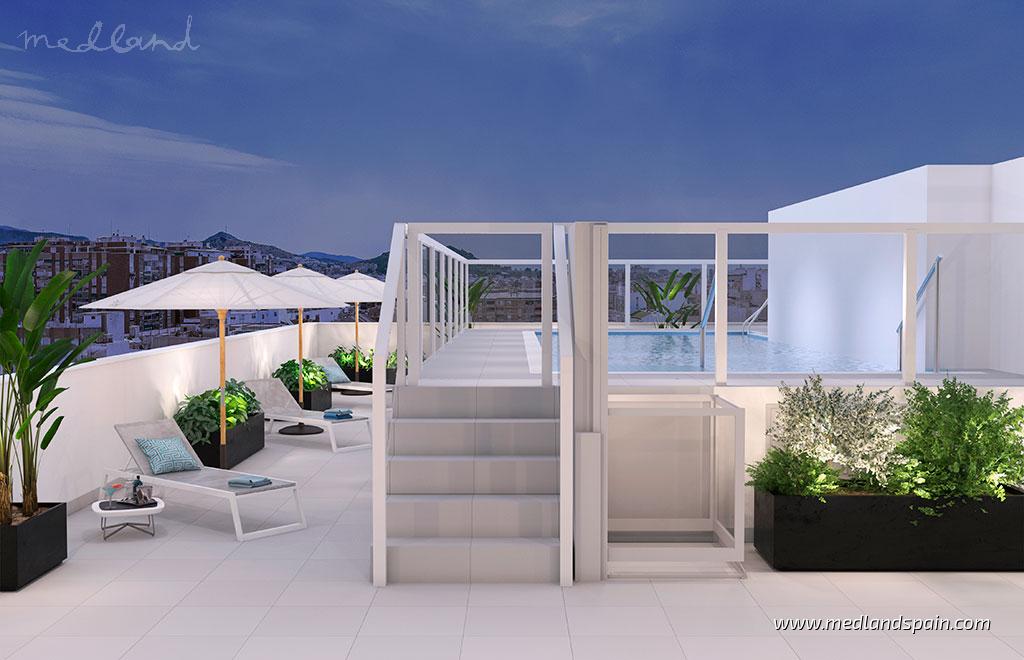Apartament w Malaga, Hiszpania 2 sypialnie, 97 mkw. nr 108484