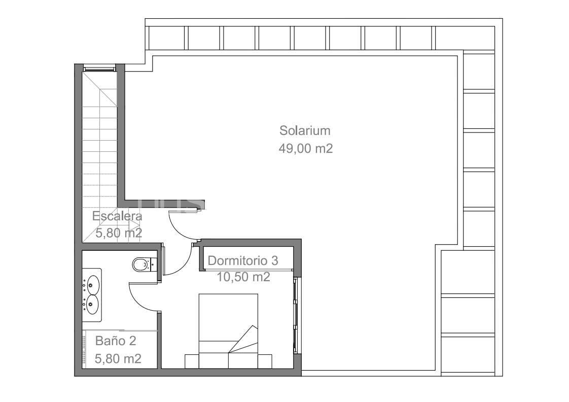 Villa i Rojales, Alicante, Spanien 3 sovrum, 197 kvm. Nr. 55980