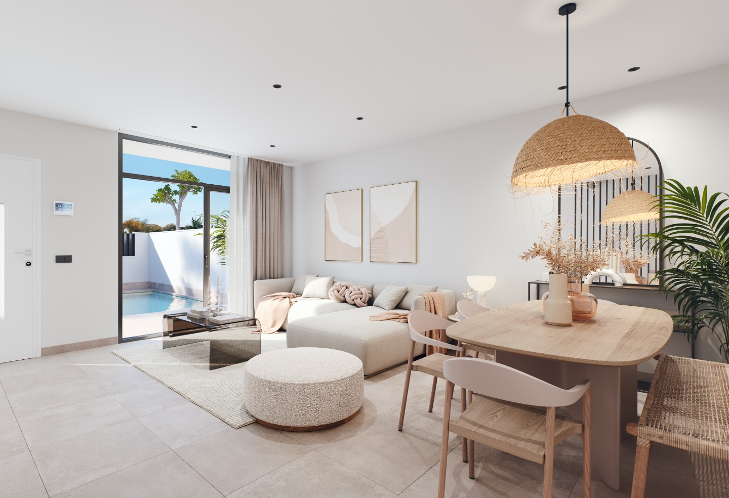 Huvila San Pedro del Pinatar, Murcia, Espanja 3 makuuhuonetta, 108 m2 No. 84327