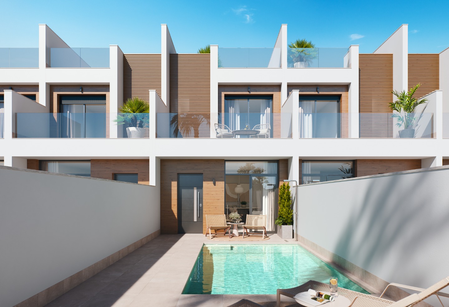 Huvila San Pedro del Pinatar, Murcia, Espanja 3 makuuhuonetta, 108 m2 No. 84327