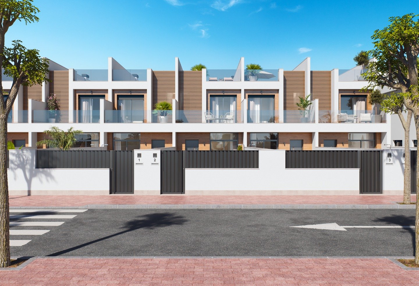 Huvila San Pedro del Pinatar, Murcia, Espanja 3 makuuhuonetta, 108 m2 No. 84327