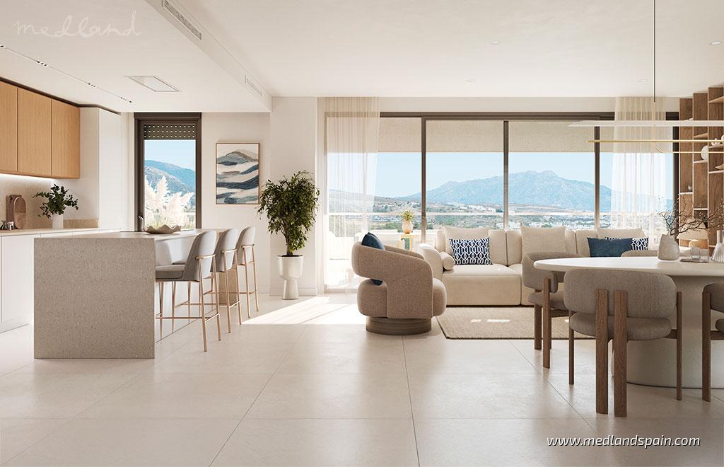 Lägenhet i Estepona, Malaga, Spanien 3 sovrum, 154 kvm. Nr. 108765