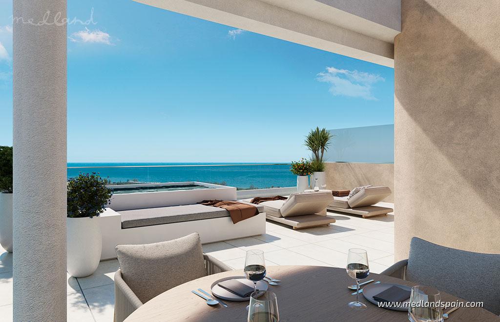 Lägenhet i Estepona, Malaga, Spanien 3 sovrum, 154 kvm. Nr. 108765