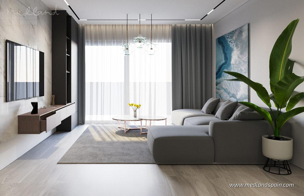 Apartment in Torrevieja, Alicante, Spain 2 bedrooms, 74 sq.m. No. 108760