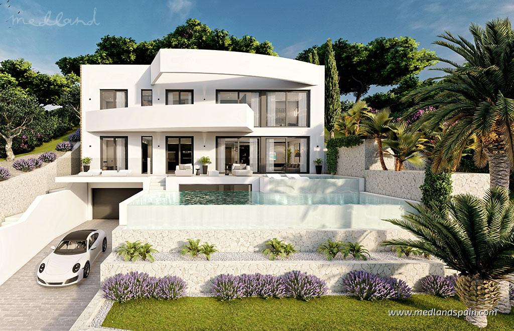 Villa en Altea, Alicante, España 4 dormitorios, 500 m2 No. 57636