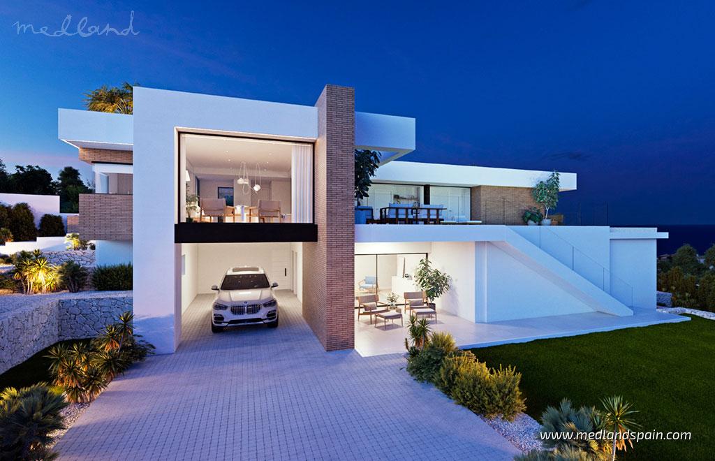 Huvila Cumbre Del Sol, Alicante, Espanja 3 makuuhuonetta, 615 m2 No. 57745