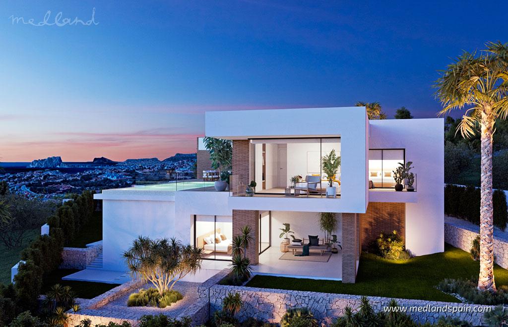 Huvila Cumbre Del Sol, Alicante, Espanja 3 makuuhuonetta, 615 m2 No. 57745