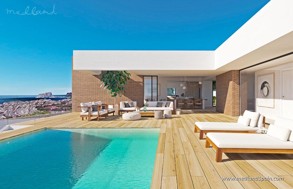 Huvila Cumbre Del Sol, Alicante, Espanja 3 makuuhuonetta, 615 m2 No. 57745