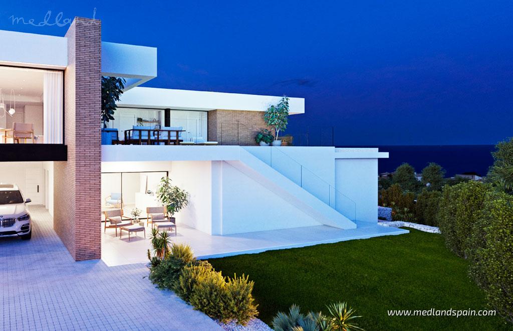 Huvila Cumbre Del Sol, Alicante, Espanja 3 makuuhuonetta, 615 m2 No. 57745