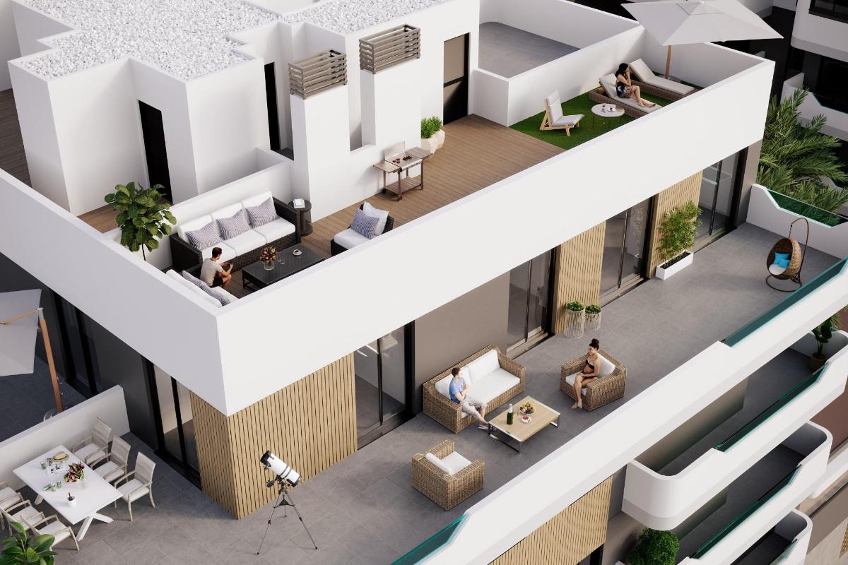 Apartamento en Santa Pola, Alicante, España 3 dormitorios, 94 m2 No. 113080