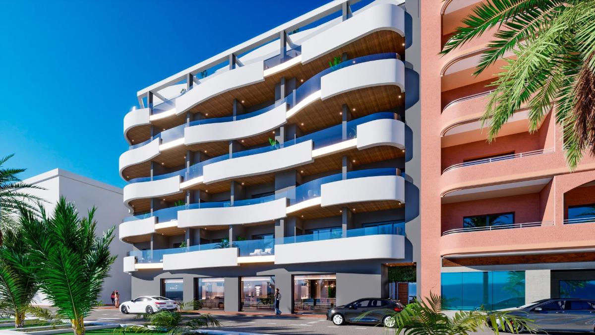 Apartament w Torrevieja, Alicante, Hiszpania 2 sypialnie, 83 mkw. nr 112882
