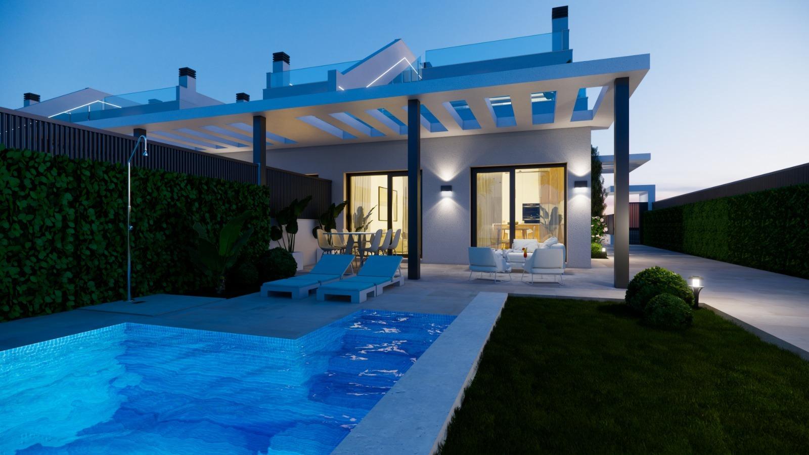 Villa in Los Alcazares, Murcia, Spain 3 bedrooms, 120 sq.m. No. 111221