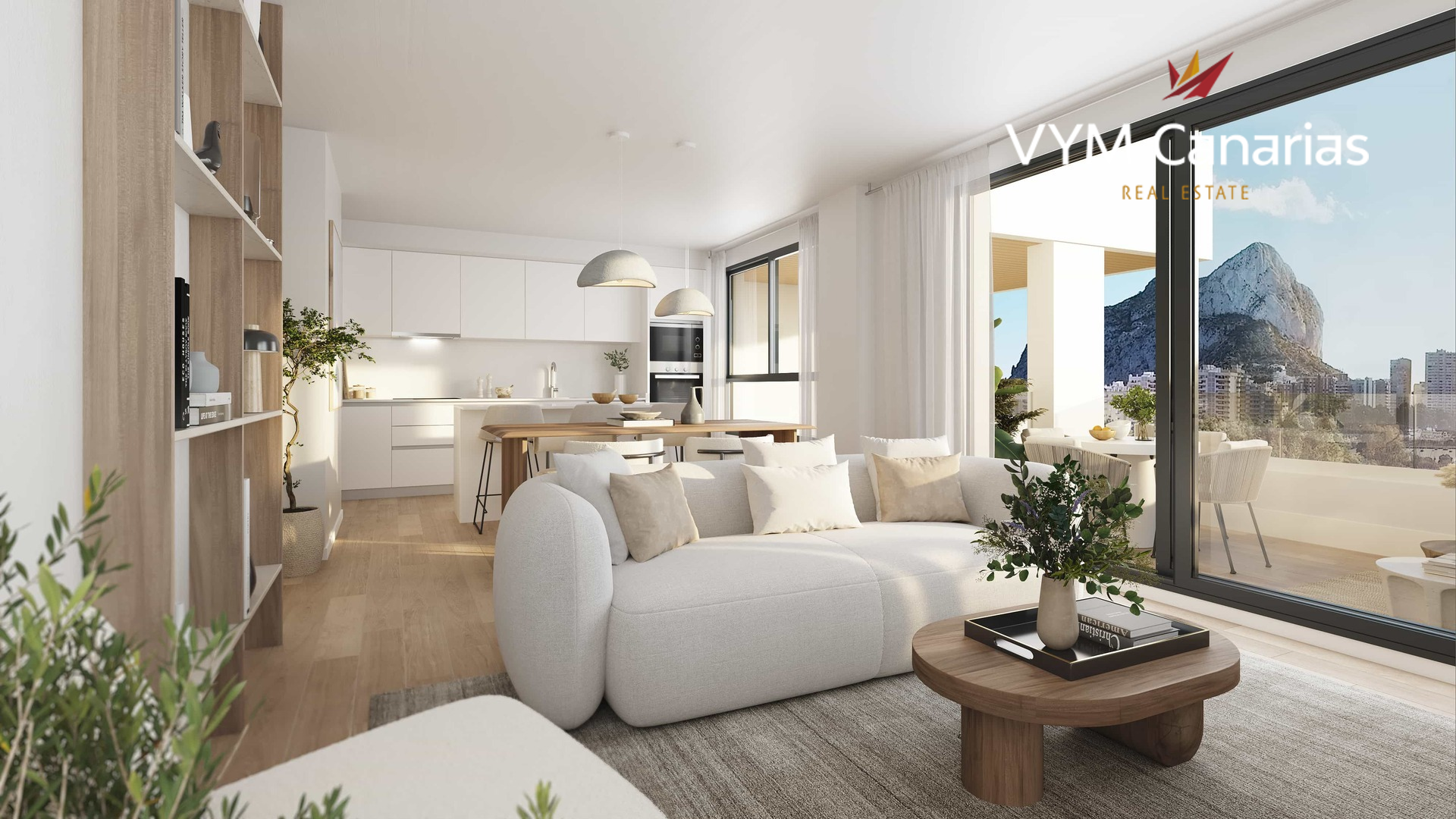 Apartment in Calpe, Alicante, Spain 2 bedrooms, 60 sq.m. No. 93059
