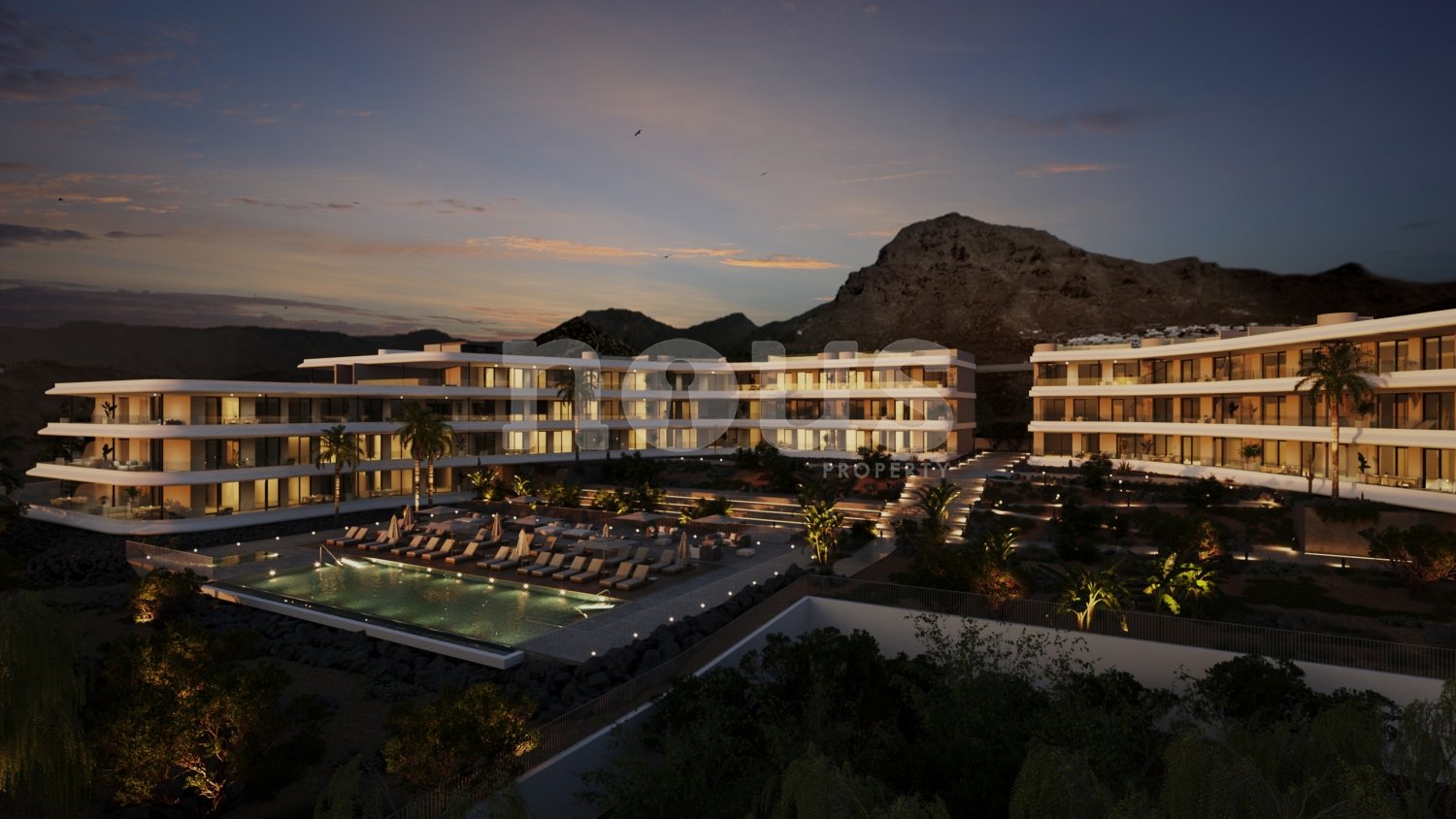 Wohnung in Adeje, Tenerife, Spanien 2 Schlafzimmer, 77 m2 Nr. 103020