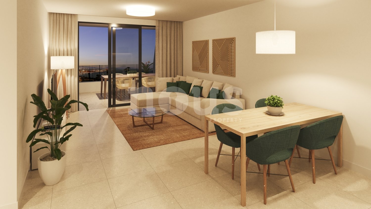 Wohnung in Adeje, Tenerife, Spanien 2 Schlafzimmer, 77 m2 Nr. 103020