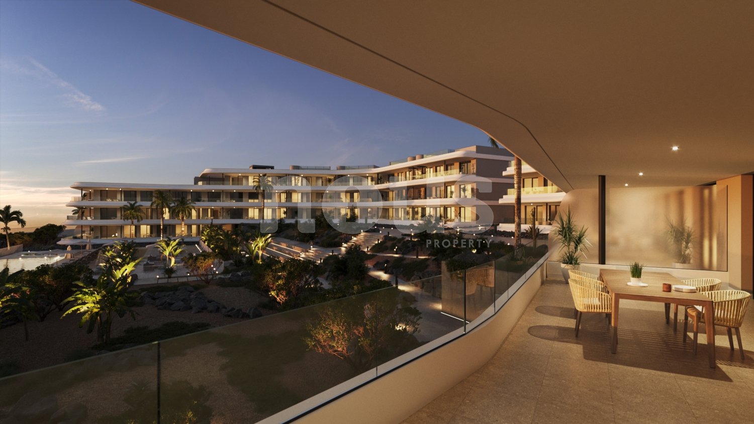 Wohnung in Adeje, Tenerife, Spanien 2 Schlafzimmer, 77 m2 Nr. 103020