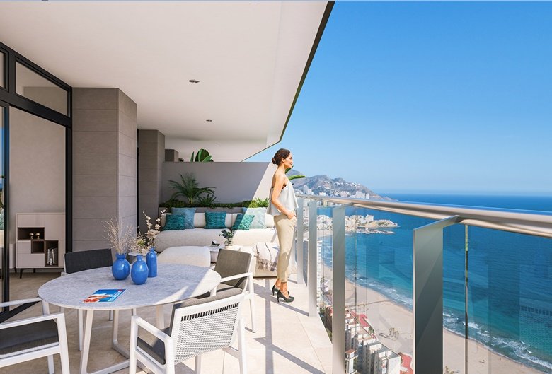Apartamento en Benidorm, Alicante, España 3 dormitorios, 146 m2 No. 95095