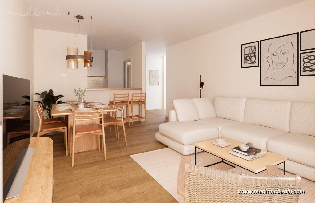 Appartamento a Aguilas, Murcia, Spagna 3 camere da letto, 112 mq. N° 108502