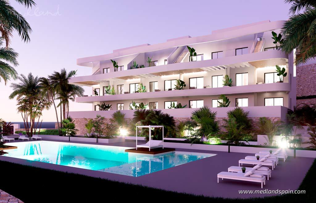 Appartamento a Finestrat, Alicante, Spagna 2 camere da letto, 68 mq. N° 108505