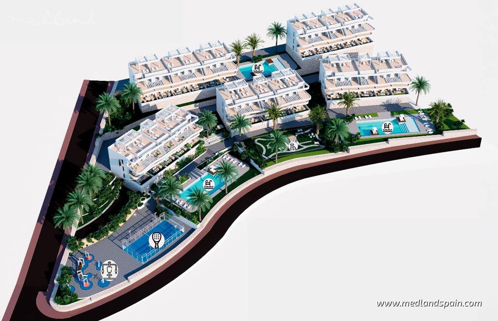 Appartamento a Finestrat, Alicante, Spagna 2 camere da letto, 68 mq. N° 108505