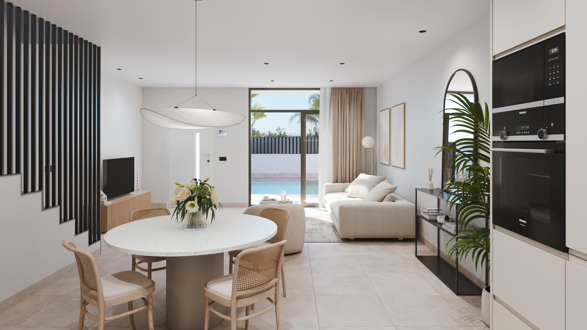 Villa in Residencial Jacaranda, San Pedro del Pinatar, Murcia, Spain 3 bedrooms, 107.41 sq.m. No. 90827